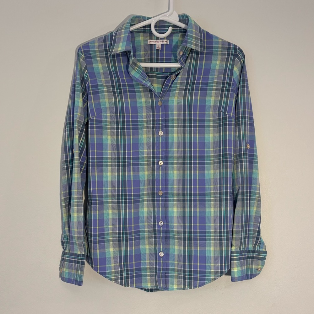 Peter Millar Destination Plaid Performance Woven … - image 2
